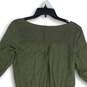 NWT American Eagle Outfitters Womens Green Roll Tab Sleeve Mini Dress Size Small image number 4