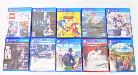 Lot Of 10 Sony Play Station 4 Games God Of War PS4 image number 2