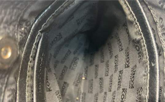 Michael Kors Black Leather File Crossbody Bag image number 5