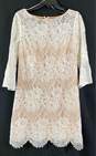 Vince Camuto Women's Ivory Lace Dress- Sz 8 NWT image number 1
