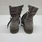 Timberland Grey Leather Boots Women's Size 7.5 image number 4