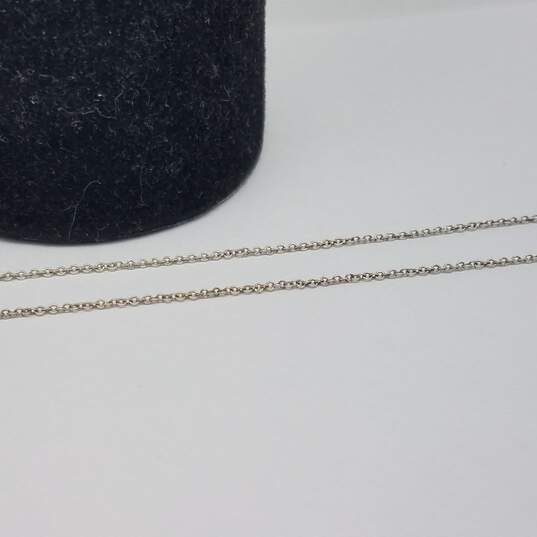 Tiffany & Co Sterling Silver Chain Necklace 0.9g image number 2