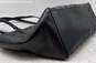 Coach Womens Black Signature Canvas Leather Double Handle Zip Top Tote Handbag image number 4