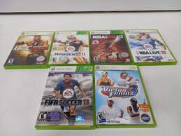 Bundle of 6 Microsoft Xbox 360 Games