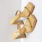 Jeffrey Campbell Women's Tan Square Toe Patent Heels Size 8.5 image number 3