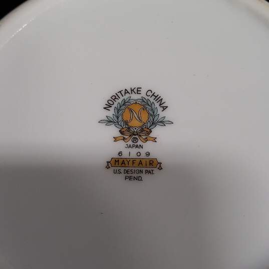 9pcs. Whites Noritake China Set of Tea Cups, Pitchers & Plates image number 4