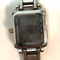 Designer Fossil ES-2126 Two-Tone Rhinestone Square Dial Analog Wristwatch image number 4