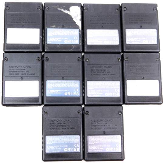 10 ct PS2 Memory Cards image number 2