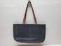 Coach Chelsea Black Brown Leather Top Handle Tote Bag image number 2