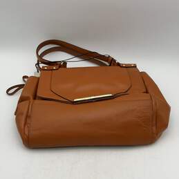 Vince Camuto Womens Top Handle Handbag Inner Zip Pocket Brown Leather alternative image