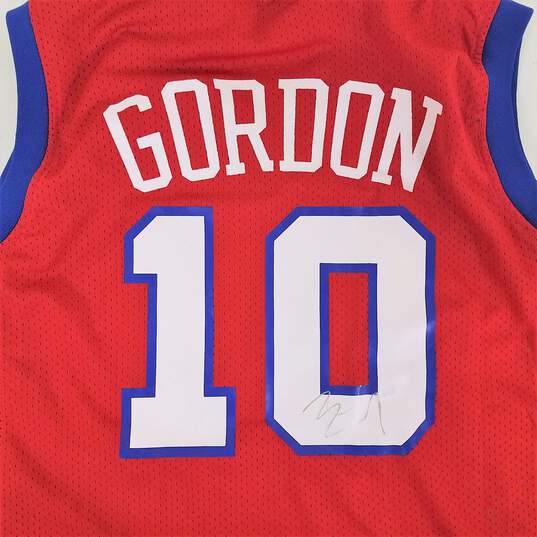 Buy the Off Brand L.A. Clippers Red Jersey Signed by Eric Gordon