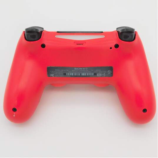 Red Wireless Dualshock Controller For Sony PlayStation 4 Tested image number 4