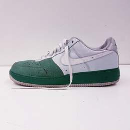 Nike 317295-013 Air Force 1 Low Grey Pine Green Sneaker Men's Size 12