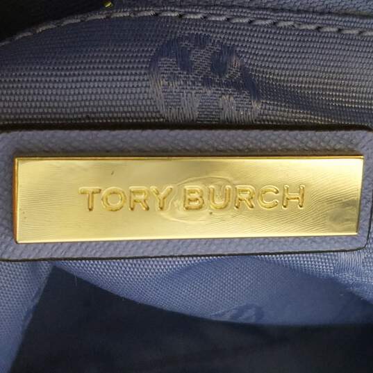 Buy the Tory Burch Purple Backpack | GoodwillFinds