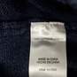 Tahari MN's 1/4 Zip Blue & Stripe 100% Cotton Pullover Size L image number 4
