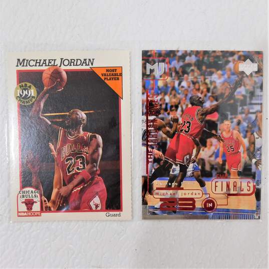 5 Michael Jordan Basketball Cards Chicago Bulls image number 3