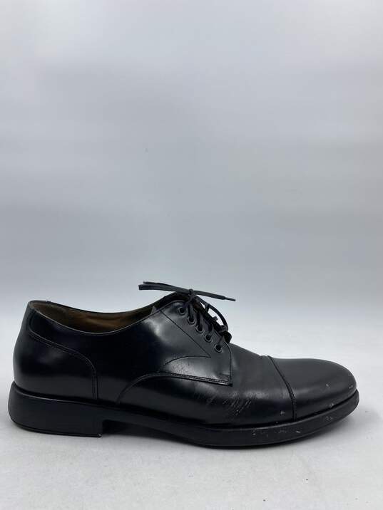 Salvatore Ferragamo Black Loafer Dress Shoe Men 9 image number 2