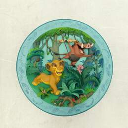 The Disney Store The Lion King Hakuna Matata 3D Collector Plate IOB w/ COA alternative image