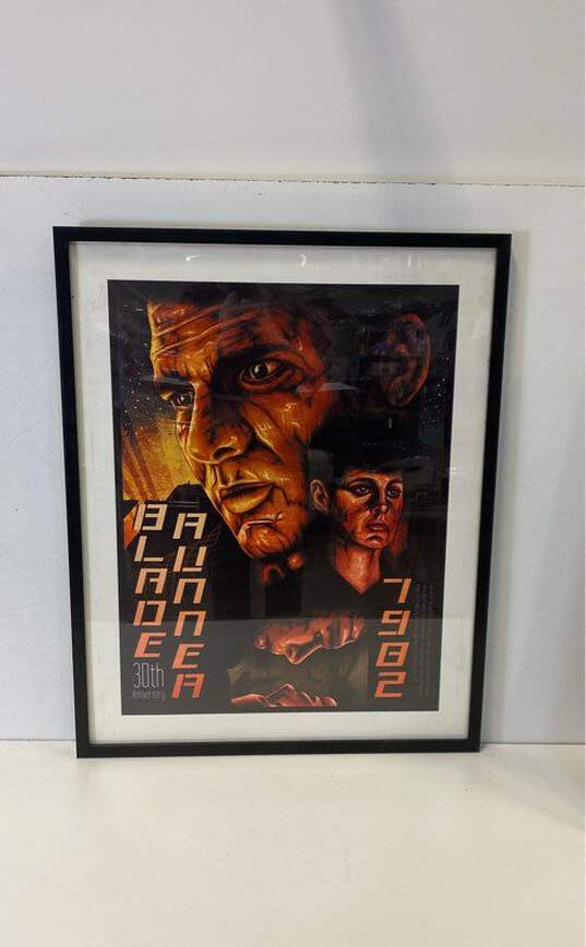 Lot of 2 Blade Runner Posters 30th Anniversary by David Amblard 2012 Framed image number 3