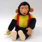 Cheerful Chimp Green Trading Monkey Banana Zippy Mr Bim Zip Rubber Face W/ Tag image number 1