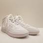 Adidas Hoops 3.0 Mid Triple White Athletic Shoes Women's Size 10 image number 3