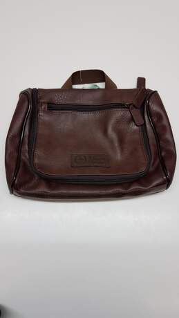 Penguin Brown Leather Travel Bag alternative image