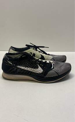 Nike Flyknit Racer Black, White Volt Sneakers 526628-011 Size 8.5
