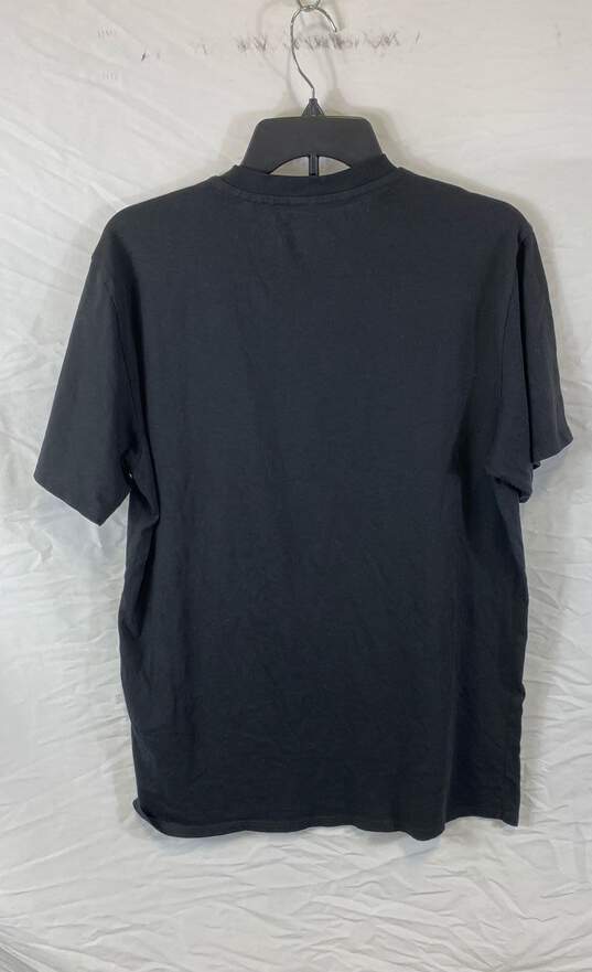 Karl Lagerfeld Mens Black Cotton Short Sleeve Crew Neck Graphic T-Shirt Size M image number 2