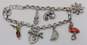 Brighton Florida Themed Silver Tone Charm Bracelet 29.5g image number 5