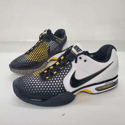 Nike Men's Air Max Courtballistic 3.3 'White Black' Low Sneakers Size 10