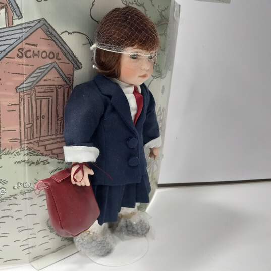 Doll of the Month Collection 'August' Porcelain Doll IOB image number 4