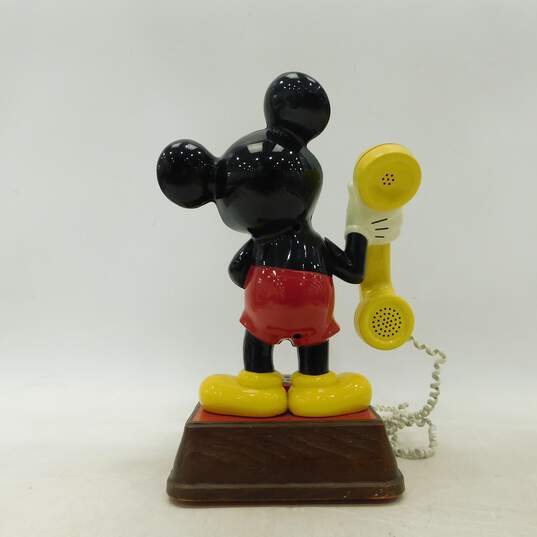 1976 Disney The Mickey Mouse Rotary Dial Land Line Phone image number 4