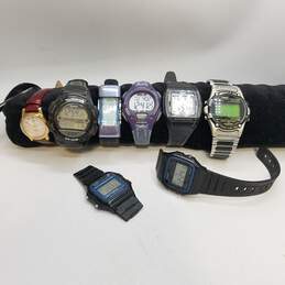 Mixed Casio, Timex, Nike Stainless Steel Watch