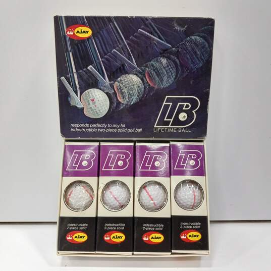 Vintage Ajay LTB Golf Balls 12pc Set image number 1