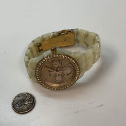 Designer Fossil ES-2887 CZ Chronograph Round Dial Analog Wristwatch alternative image