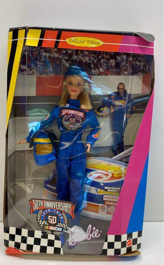 Mattel Barbie Doll 20442 Nascar 50th Anniversary Collectors Edition Mattel 1998 image number 1