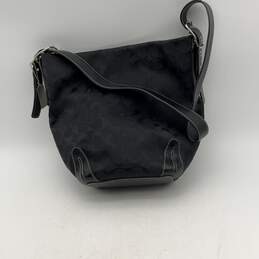 Coach Womens Bucket Bag Purse 6076 Inner Pockets Adjustable Strap Monogram Black alternative image