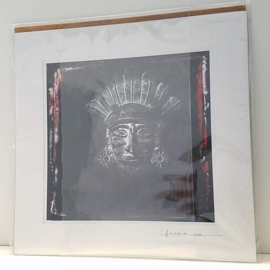 Matted Print ' Head Cast ' by Artist Lee Moses with COA image number 1