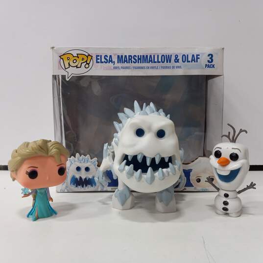Disney Frozen - Elsa, Marshmallow, & Olaf (3-Pack) Pop! Vinyl Figures