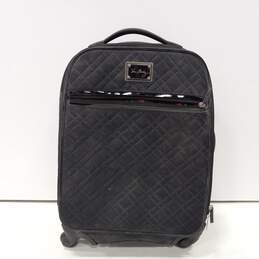 Vera Bradley Black Quilted Rolling Carry-On Luggage