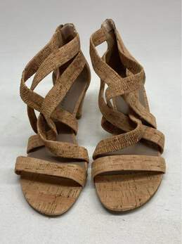 Woman's Donald Pliner Trendy Cork Strappy Sandals Sz 9M