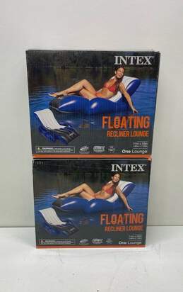 Lot of 2 Intex Floating Reclining Lounge-SOLD AS IS