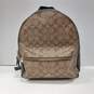 Authenticated Women's Coach Charlie Coated Signature Backpack image number 3