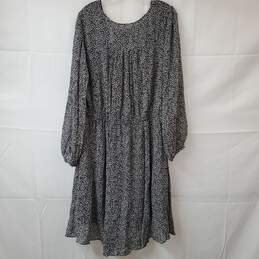 Maeve by Anthropologie Fit and Flare Blouson Dress Plus Size 2x alternative image