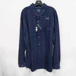 Men's Chaps Long-Sleeve Button-Up Shirt Sz 3XLT NWT
