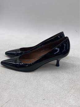 Donald J Pliner Black Patent Leather Heels Size 8.5 Pointed Toe Strobbel Flex alternative image