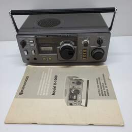 Kenwood Communications Receiver Model R-1000 With Manual Untested P/R
