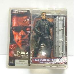 2003 McFarlane Toys Terminator 3 (T-850) Terminator With Coffin (Factory Sealed)