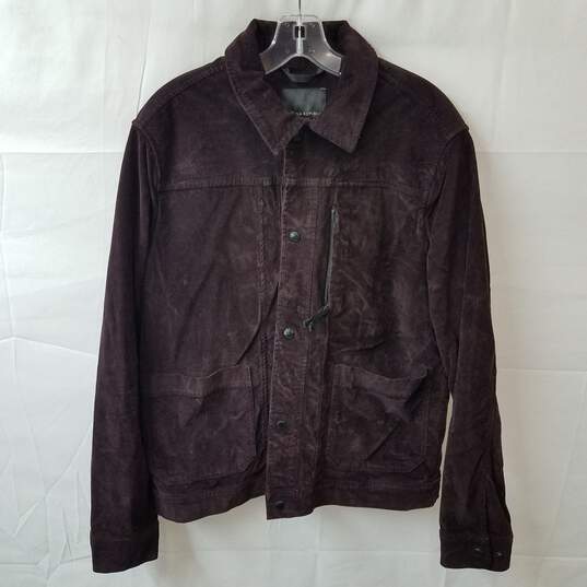 Leather jacket Banana Republic Brown size M International in