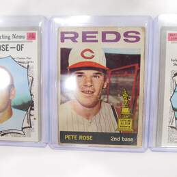 Pete Rose Vntg Baseball Cards Cincinnati Reds Big Red Machine alternative image